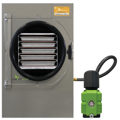 Harvest Right Small Pharma Stainless Steel Freeze Dryer with Premium Pump Ensuring Nutritional Integrity Preservation