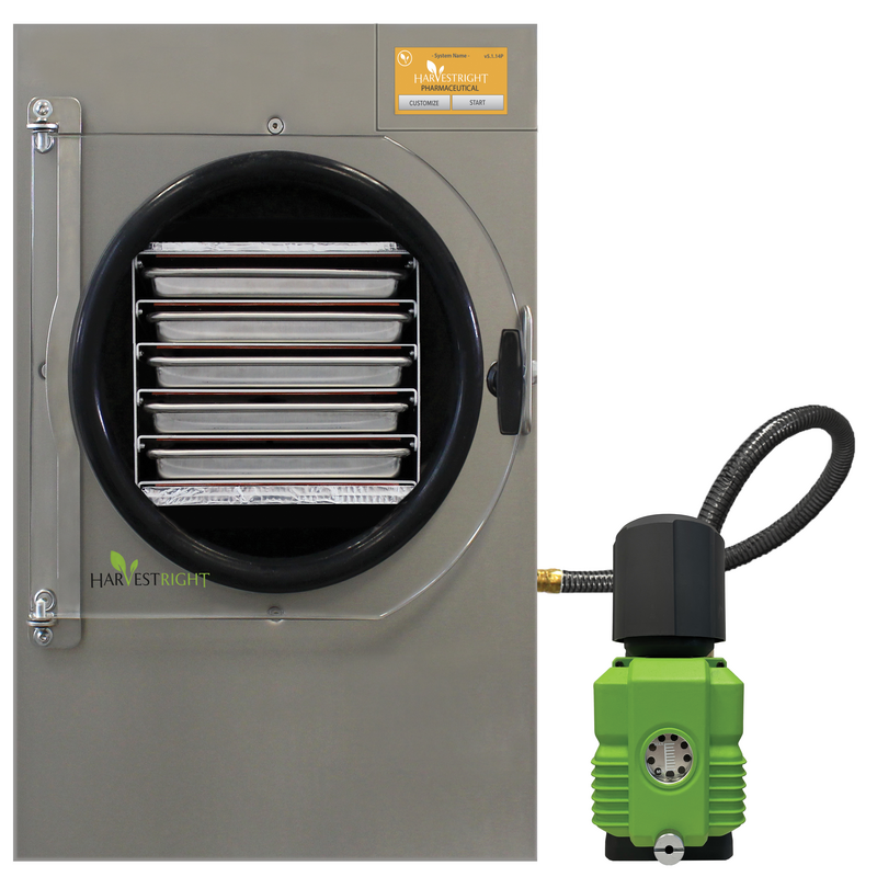 Harvest Right Small Pharma Stainless Steel Freeze Dryer with Premium Pump Ensuring Nutritional Integrity Preservation