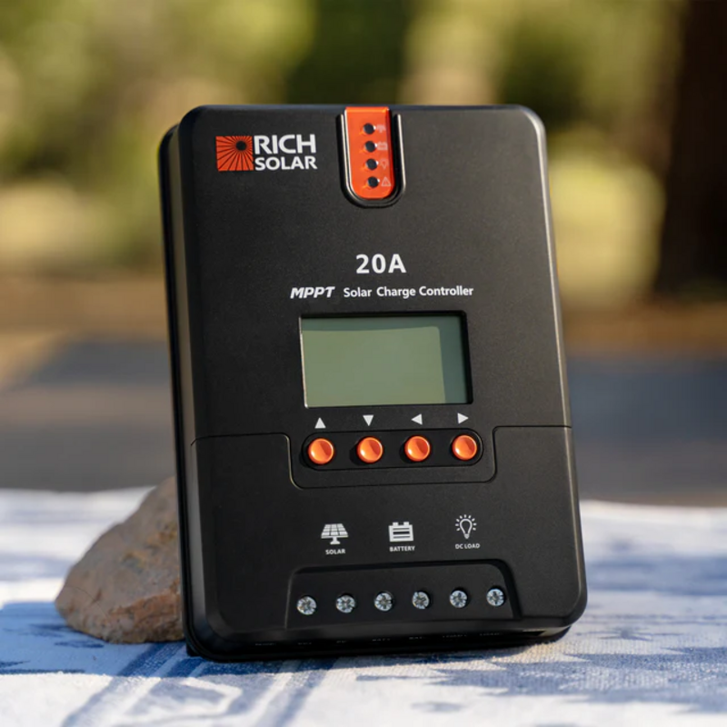 Rich Solar | 20 Amp MPPT Charge Controller | High Efficiency