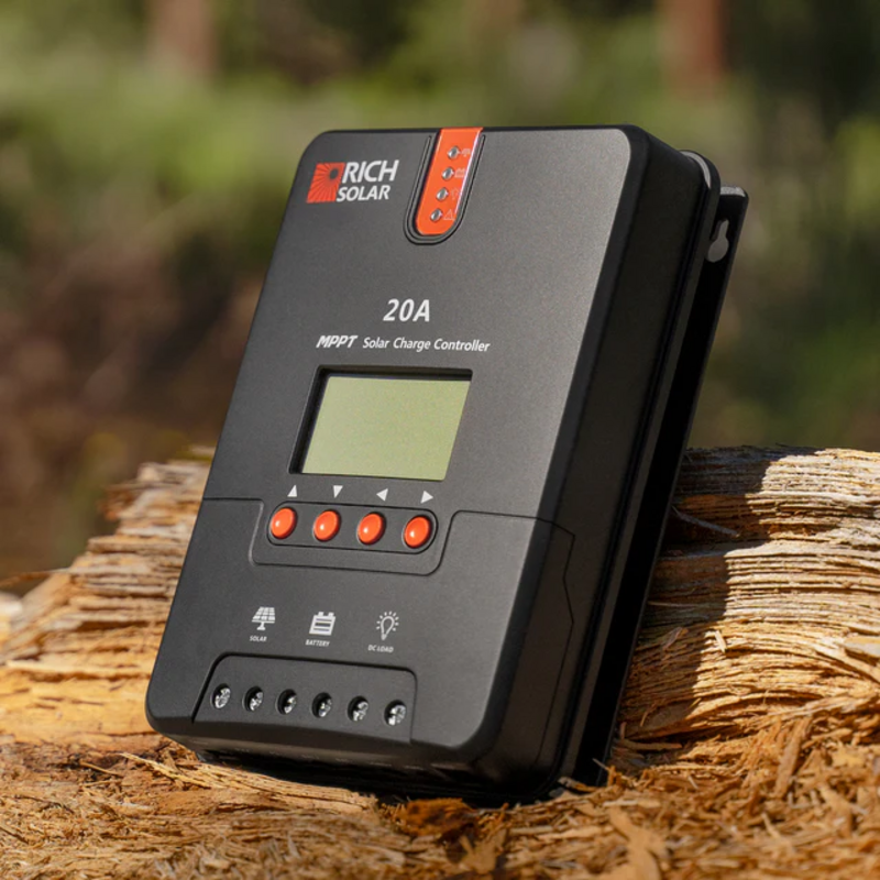 Rich Solar | 20 Amp MPPT Charge Controller | High Efficiency