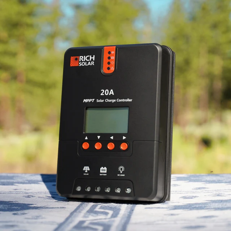 Rich Solar | 20 Amp MPPT Charge Controller | High Efficiency