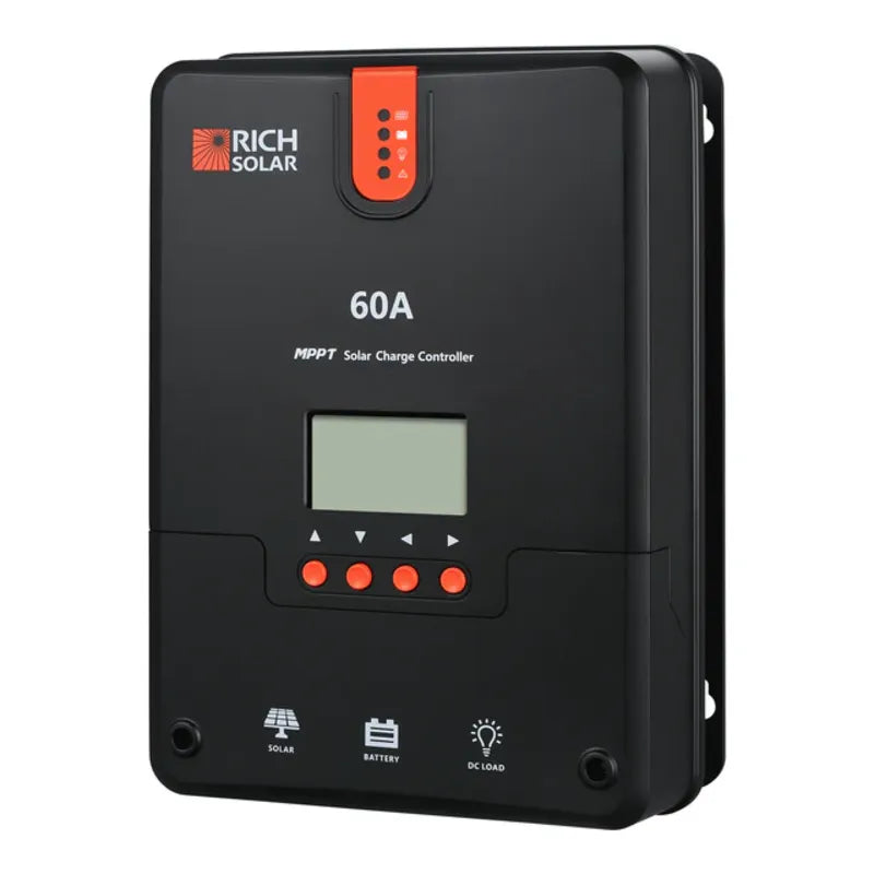 Rich Solar | 60 Amp MPPT Charge Controller | High Efficiency