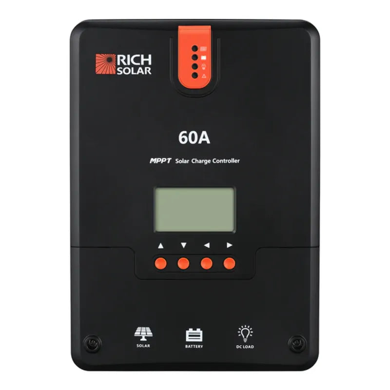 Rich Solar | 60 Amp MPPT Charge Controller | High Efficiency