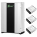 Three eFlex 5.4kWh batteries installed in the versatile Fortress Power DuraRack suitable for both indoor and outdoor applications