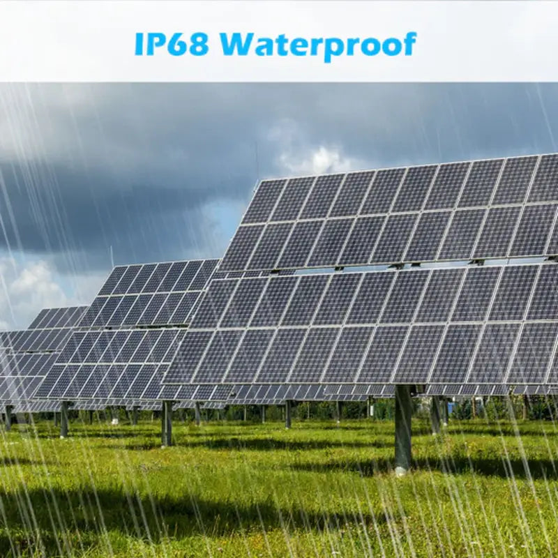 IP68 certified Sun Gold Power 450 Watt Monocrystalline PERC Solar Panel, emphasizing water and dust resistance