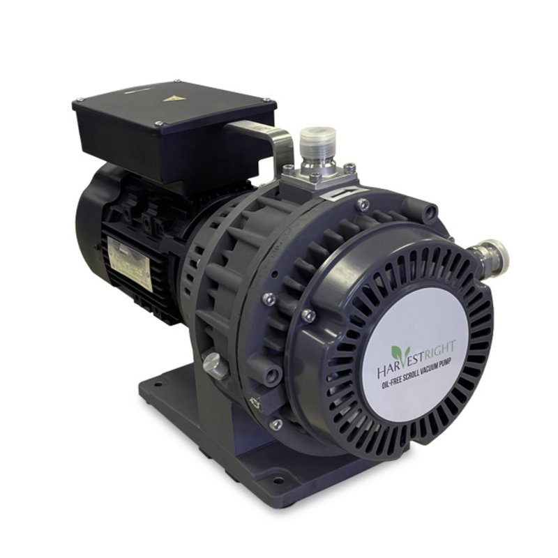 Angled View of Harvest Right Oil-Free Vacuum Pump for Medium Scientific Freeze Dryer