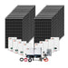 Rich Solar's 8000W Cabin Kit shown with solar panels and battery units, no overlay text.