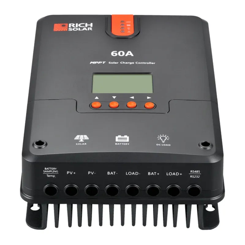 Rich Solar | 60 Amp MPPT Charge Controller | High Efficiency